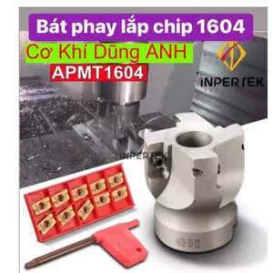 Bát phay lắp chip 1604 BAP400R,đài phay gắn chip đứng apmt1604,đĩa phay phôi