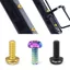 PYCOU 2 Vít cố định xe đạp, Vít giữ nước titan M5x12mm, Chất lượng cao Nhiều màu có đệm Bình nước xe đạp Bu lông lồng Giá đỡ máy bơm không khí