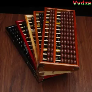 Hạt tính VVDZA, Bàn tính bằng gỗ 13 chữ số vuông, Bàn tính bằng gỗ nhiều màu bền bỉ