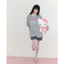 Áo thun nữ tay ngắn cổ tròn 100% Cotton cao cấp in hoạt hình 0602