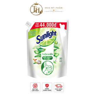 Nước rửa chén Sunlight Bio-care với thành phần từ 100% tự nhiên Túi 3.3kg