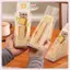 JRP 100 Chiếc Sandwich Nhựa Paaging Trong Suốt Tam Giác Túi Cho Bánh Mì Mông Túi Sinh Nhật Trang Trí Điều Trị JRP