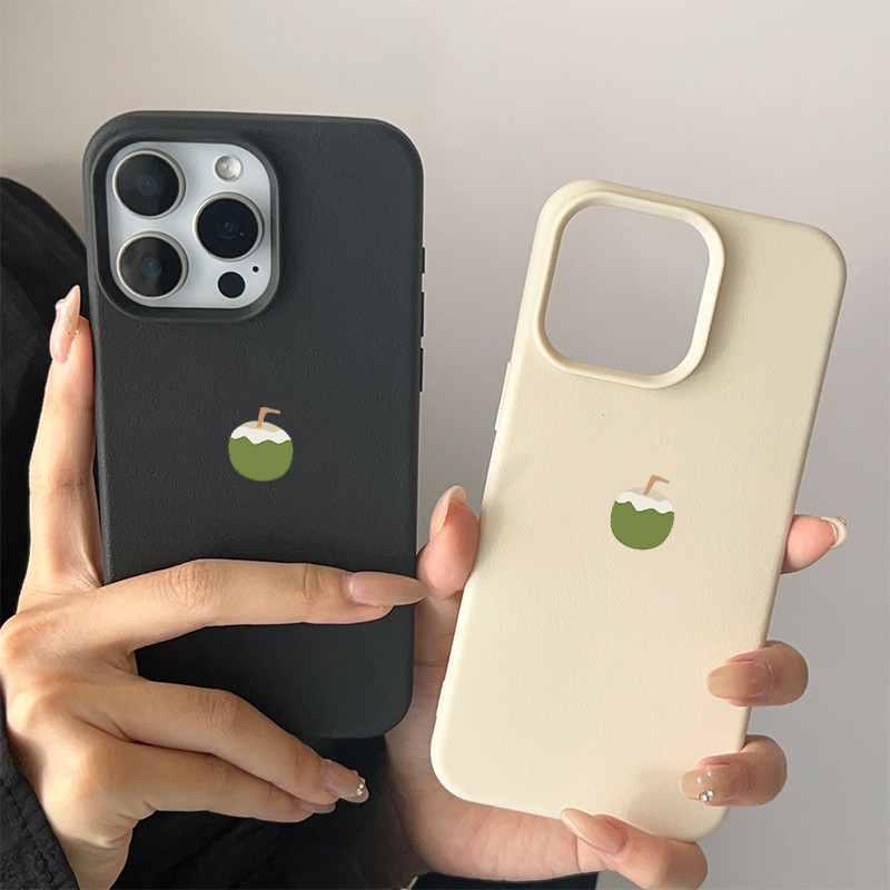 Dành cho ốp lưng iPhone 17 16 Pro Max 15 14 13 12 11 Hình minh họa nước dừa