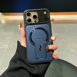 HOCE Bảo vệ giáp quân sự IPhone 17 16 15 14 13 12 11 PROMAX 14 15 16 PLUS MG Giá đỡ điện thoại. Vỏ hút từ tính chống sốc cho ống kính thủy tinh