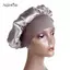 AqToCna Solid Satin Bonnet Tạo Kiểu Tóc Mũ Ngủ Quấn Mũ Tắm Dụng Cụ Tạo Kiểu Tóc AqToCna