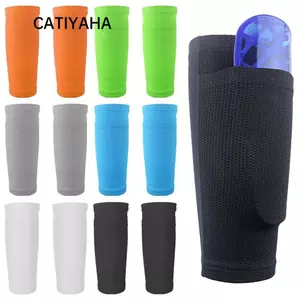 CATIYAHA Soccer Shin Pads Cover Soft Shinpads Tất bước đi thể thao