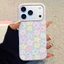Ốp Điện Thoại Mềm Hoa Bóng Cho iPhone 17 Pro Max 16 Plus 15 14 13 12 11 Vỏ Bảo Vệ Chống Sốc