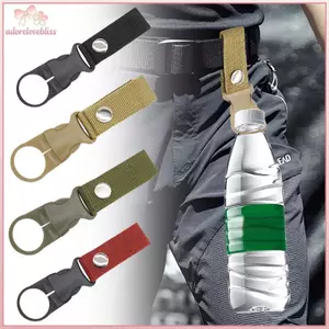 THÊM 1 Cái Webbing Bule Móc Đựng Bình Nước Kẹp Ngoài Trời Nylon Leo Carabiner Đai Bapa Móc Treo Cho Ngoài Trời BSS