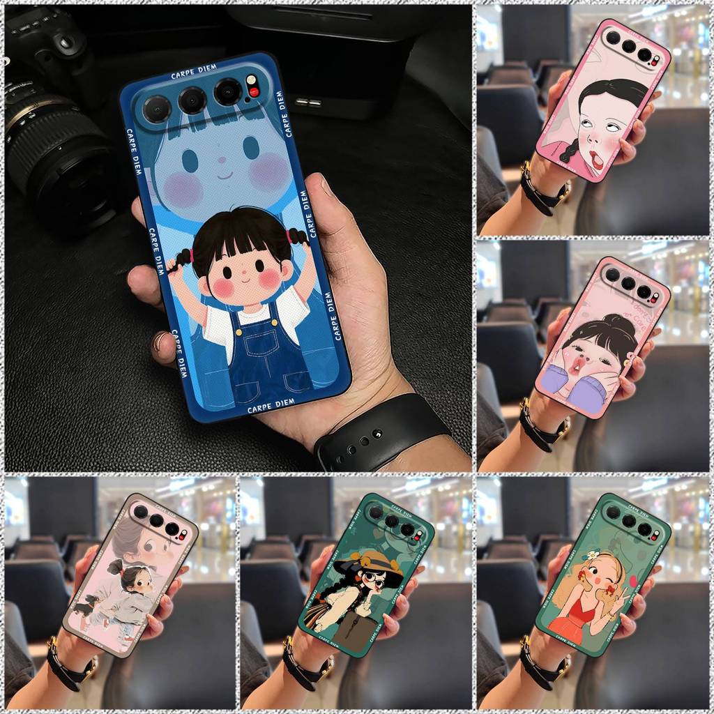 Bọc Toàn Bộ Túi Điện Thoại Ốp lưng ZTE Nubia Air Bền TPU Mềm Ốp Lưng Chống Sốc Thiết Kế Thời Trang Silicon Bảo Vệ Chống Bụi Bẩn Chống Thấm Nước Hoạt Hình Dễ Thương Chống Va Đập