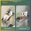 BVY Không Rỉ Bọt Biển Nhà Bếp Sấy Ra Bồn Rửa Caddy Cho Xà Phòng Đĩa Có Thanh Đựng Khăn Phòng Tắm.