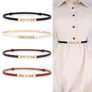 Đơn giản Đa Năng Thắt Lưng Mỏng Trang Trí Thời Trang Phù Hợp Với Váy Áo Sơ Mi Eo Dây Xích 26.5.21