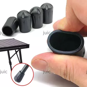 JUIC 1 Cái / 4 Cái Vỏ Chân Ghế Mặt Trăng, Phụ Kiện Ghế Cắm Trại Chống Trơn Trượt Bảo Vệ Chân, Đầu Nối Cắm Chống Mài Mòn 14 / 15 / 16 / 18 / 20mm Chân