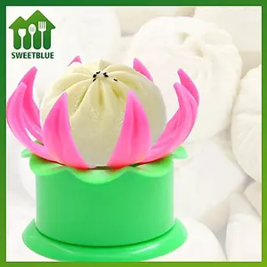 SWEET Màu sắc ngẫu nhiên Khuôn Baozi Trung Quốc Hấp Nhồi Bông Khuôn Maker Dim Sum Shaper n