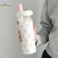 HL 500 / 700ML Ống Hút Nước Có Nắp Nơ Cốc Cà Phê Trà Sữa Cốc Nhựa Cho Trường Học Ngoài Trời Bình Nước Uống Bé Gái Quà Tặng LMWU