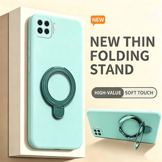 Ốp Lưng PBZZ Cho OPPO A93 4g F17 PRO Reno 4F reno4 F Vỏ Điện Thoại Lo Âu Vỏ Mềm Silicon Chống Sốc Thiết Kế Mới Thẩm Mỹ Có Giá Đỡ Cho Nam Dễ Thương Tím YTXUZJ3