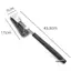 ZK BBQ Grill Brush Scrubber Dụng cụ làm sạch thịt nướng Dây thép không gỉ VN
