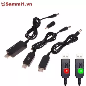 Cáp chuyển đổi USB ZK DC 5V sang 12V cho Modem Router WiFi 5.5x2.1mm Powerbank VN