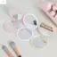 Gương trang điểm ZENZON, Gương cầm tay gấp di động, Gương bỏ túi dễ thương hai mặt Mini đơn giản dành cho nữ