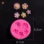 JCSYFAC Hoa Cúc Cúc Hoa Cúc Hoa Hồng Khuôn Silicon Cupcake Fondant Bánh Trang Trí Dụng Cụ DIY Sô Cô La Bánh Quy Nướng Khuôn Mới