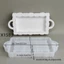 Exhila Khuôn Khay Nhựa Hình Chữ Nhật Linh Hoạt Có Tay Cầm Cho DIY Craft Display Pieces