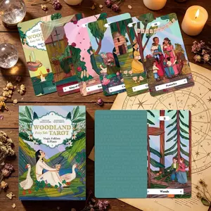 Woodland Fairy Tale Tarot dành cho người mới bắt đầu Trò chơi bài giải trí dành cho người lớn Ngày lễ Tập hợp Tương tác xã hội Du lịch Nhà sonlekvn