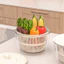 ST2 Hướng dẫn sử dụng Salad rau củ và trái cây Spinner Loại bỏ nước nhanh Máy sấy rau diếp Dụng cụ nhà bếp TS2
