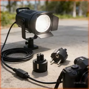 Bộ chuyển đổi phích cắm điện đa năng Star Eu4 8mm sang IEC320 C5 cho các thiết bị khác nhau