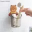 {AKIN} Hộp đựng bàn chải đánh răng phòng tắm Thiết kế gấu Kem đánh răng không khoan Ra Hộp đựng đồ treo tường {a}