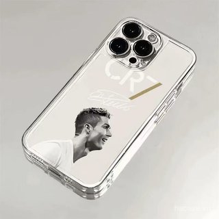 Ốp Điện Thoại Trong Suốt Phong Cách Mới Không 7 Cậu Bé Bóng Đá Thích Hợp Cho iPhone 12 13 14 15 Promax 16 17 Promax xr xs 11promax 12promax 13pro 14pro Ốp Chống Sốc Linh Hoạt