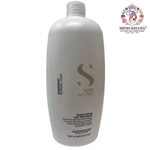 Dầu gội Diamond chăm sóc tóc bóng mượt Alfaparf Milano Semi Di Lino Illuminating Low Shampoo 1000ml [ MK ]