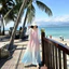 Váy dây đeo tuyệt đối đầy màu sắc, váy đi biển kỳ nghỉ trên đảo sang trọng nhẹ nhàng