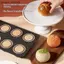 {AKIN} 8 Khoang Tangerine Hình Khuôn Bánh Mousse Silicon NonSti Khuôn Bánh Ngọt Linh Hoạt Cho Gia Đình Nướng Bánh Và Lễ Kỷ Niệm {a}