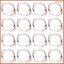 Bộ 50 Bun Tóc Lưới Cho Trẻ Em Màu Nâu Nhẹ Thích Hợp Ba Lê Giá Đỡ Hairnets Lưới Đàn Hồi erkenai