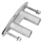 AWNGD Flush Mount Cleat, Thép không gỉ 316 Phần cứng hàng hải kéo lên Cleat, Bền 5 Inch nâng thuyền Cleat Thuyền nâng