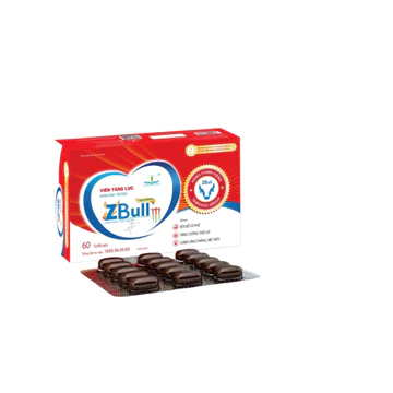 [Hộp 60v] Viên tăng lực nhân sâm tỏi đen ZBull New Brand M Tâm Dược hỗ trợ khôi phục sinh lực tăng đề kháng