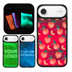 ốp lưng iphone Ốp điện thoại dung nham phát sáng Apple 17air cho iPhone 16 promax TPU PC vỏ cứng