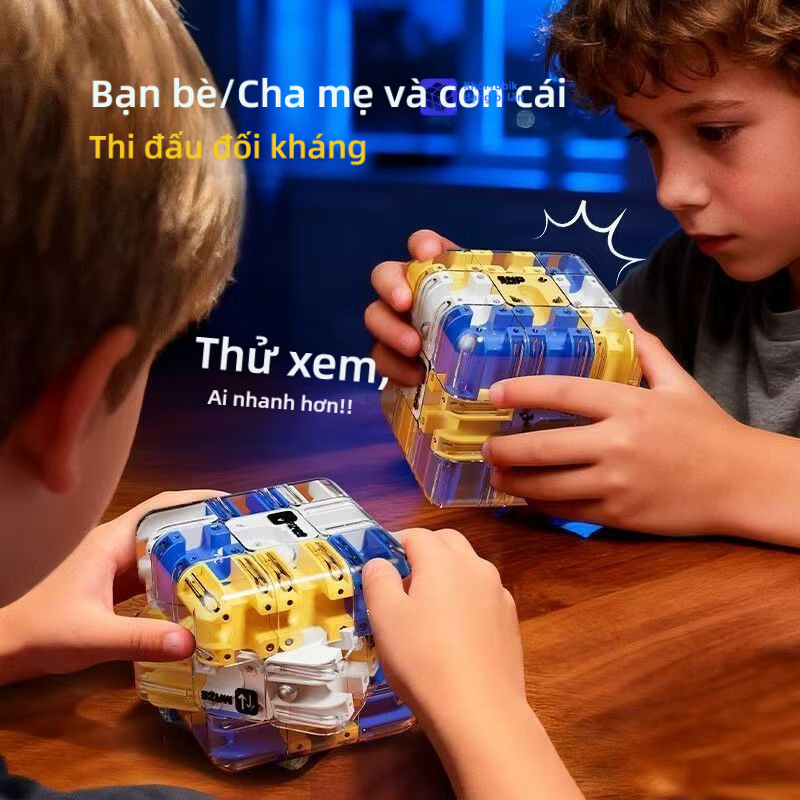 【🇻🇳Có sẵn kho】3D Mê Cung Ma Thuật Khối Xếp Hình Bóng Cán Khối Mê Cung Đồ Chơi Sáu Mặt Giảm Căng Thẳng Đồ Chơi Quà Tặng Sáng Tạo