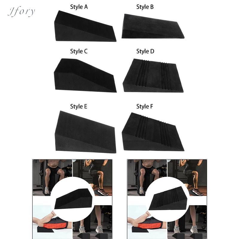 Jfory Yoga Brick EVA Foam Squat Wedge Block Foot Incline Board Cáng bắp chân Nhẹ Chống mài mòn Thích hợp cho văn phòng tại nhà Phòng thu du lịch Tập thể dục