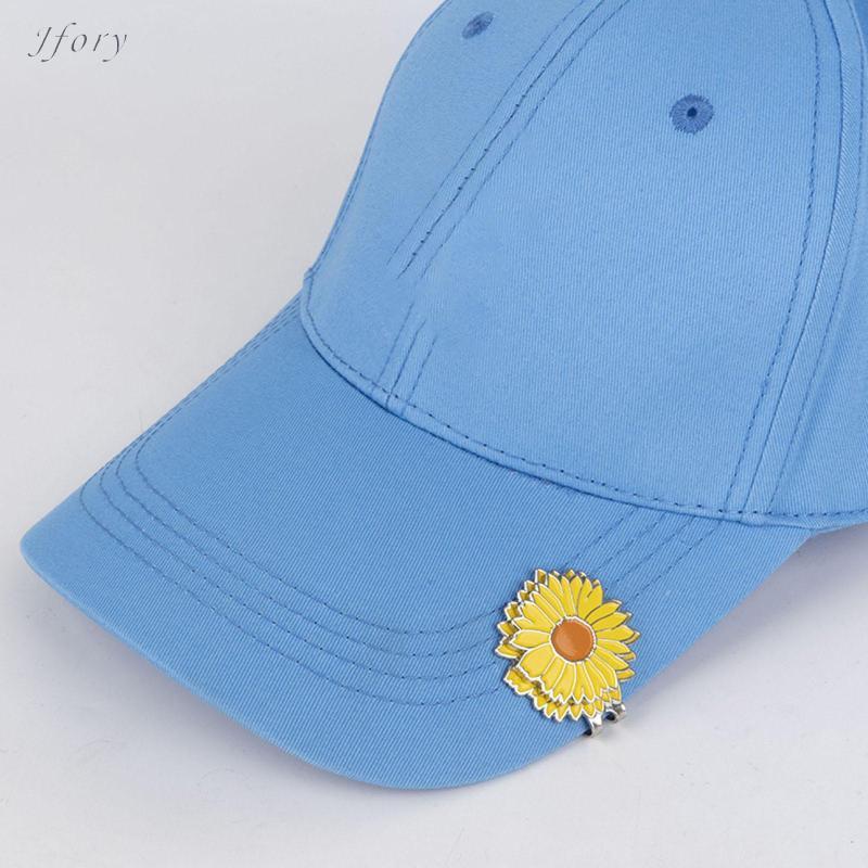 Jfory Golf Marker Mũ Kẹp Hình Hoa Nhỏ Gọn Từ Bóng Đánh Dấu Giá Đỡ Cho Thể Thao Golf Người Hâm Mộ Đào Tạo