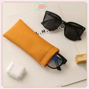 JRP Da PU Kính Túi Bảo Quản Tự Động Đóng Kính Mát Hộp Chống Thấm Nước Túi Kính Bảo Vệ Kính Mắt Túi Bảo Quản JRP