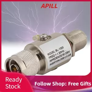 apill Lighting Arrester BL-1000 1-1.2GHz N Bộ bảo vệ chống sét từ nam sang nữ Toàn dải Áp dụng nguyên lý ngắn mạch bước sóng 1/4