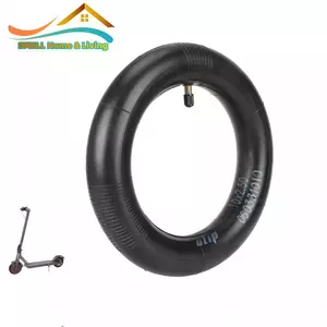 Ống bên trong cao su màu đen Van thẳng dày 10 inch 2,5 mm để sửa chữa xe tay ga điện tử