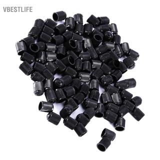 VBESTLIFE Estink Universal Fit Đen Nhựa ABS Xe Ô Tô Tự Động Xe Đạp Xe Máy Xe Tải Bánh Lốp Van Thân Gói 100