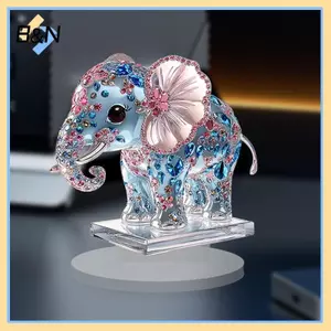 B & N Hoạt Hình Voi Trang Trí Acrylic Trang Trí Nhà Phòng Khách Phòng Ngủ Để Bàn Trang Trí.