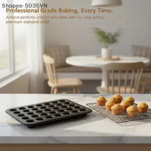 {AKIN} Chảo làm bánh Mini chất lượng cao để nướng khuôn 6 cốc Đồ dùng làm bánh DIY chuyên nghiệp cho gia đình và bữa tiệc {a}