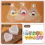 JRP 50 Chiếc Hoạt Hình Cho Tam Giác Cơm Bóng Túi Đựng Nori Onigiri Túi Sushi Với 2 Khuôn Onigiri Và 50 Stiers Khuôn Làm Sushi JRP