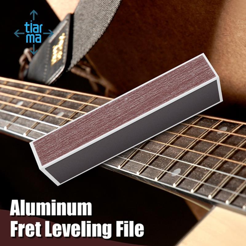 Guitar Fingerboard Luthier Tool - Guitar Fret Crowning Luthier File, Fret Leveling Beam Sanding Leveler Beam và Fingerboard Guard Protector