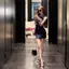 Váy dệt kim cổ dây Hot Girl kiểu Pháp không tay ôm vừa vặn mùa hè cho nữ Váy ôm hơn