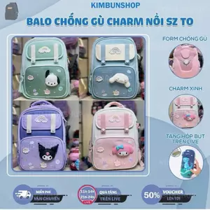 Balo CHARM nổi xịn size 40cm chống gù, chống nước, siêu nhẹ cho các bé từ 18kg -Kimbunshop52