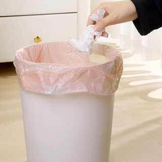 Túi đựng rác dây rút đáng tin cậy PE dày chống rách - Túi đựng rác dùng một lần hạng nặng chống rò rỉ Phòng tắm nhà bếp Văn phòng
